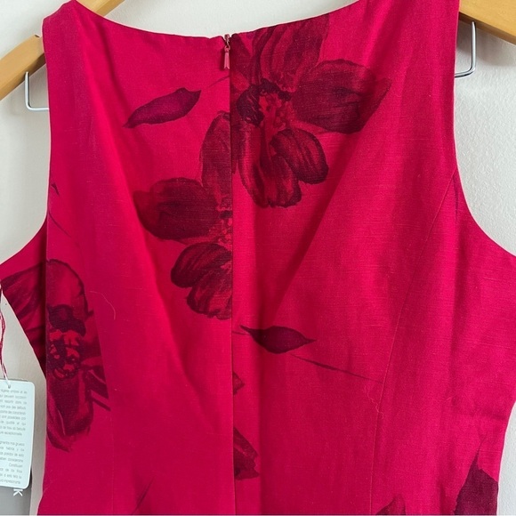 Jones New York | NWT Red Flower Dress - Picture 8 of 9